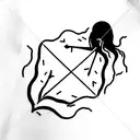 balance between life and death food and evil tattoo design idea