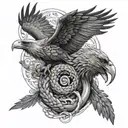 odins ravens and jormungandr from shoulder to my chest  tattoo design idea
