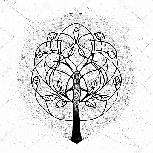 Tree of Life tattoo design idea