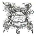 cursive lettering, caligraphy, samantha  tattoo design idea
