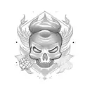 rip pop tattoo design idea