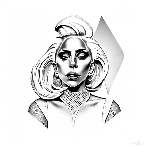 lady gaga tattoo design idea