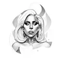 lady gaga tattoo design idea