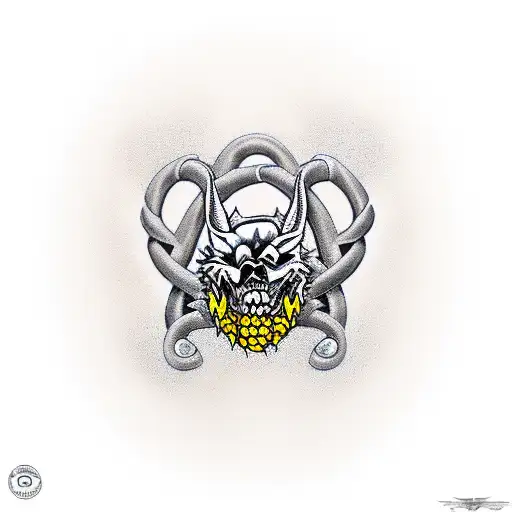 twisted tea tattoo design idea