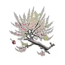 cherry blossom tree  tattoo design idea