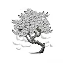 cherry blossom tree  tattoo design idea