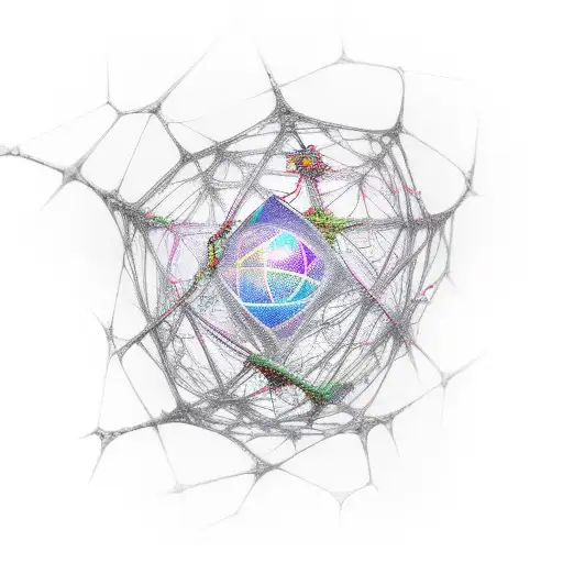 Tangled web of entropy tattoo design idea