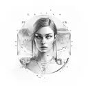 19th November 2021 in Roman numerals with liana vibes growing from the numbers tattoo design idea