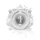 19th November 2021 in Roman numerals with liana vibes growing from the numbers tattoo design idea