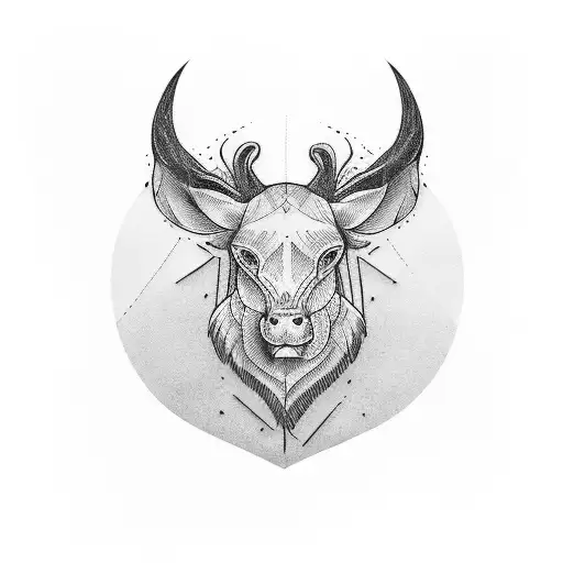 Wood with Meat tattoo design idea