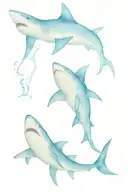 yanagiba, shark tattoo design idea