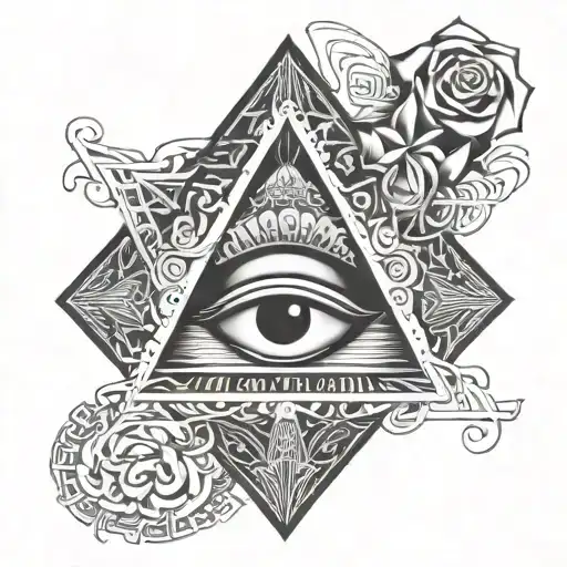 ritual Illuminati tattoo design idea