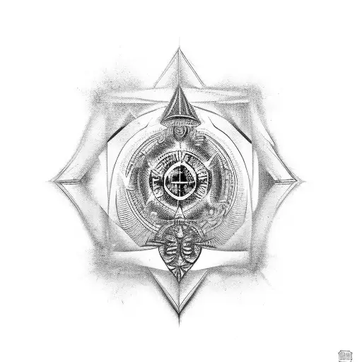 Symbol for I surrender tattoo design idea