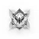 Symbol for I surrender tattoo design idea