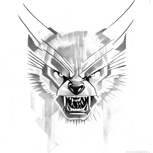 Wolverine tattoo design idea