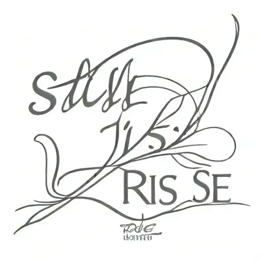 Still I Rise tattoo design idea