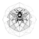 Honey Bee tattoo design idea