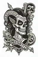 The Misfits band logo tattoo design idea