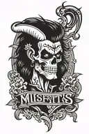 The Misfits band logo tattoo design idea