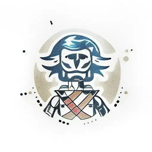  avatar do lego  com simbolo do autismo tattoo design idea