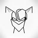 cyberpunk, robotic, mecha, ethereal, darling in the franxx, sexy, mysterious, dainty tattoo design idea