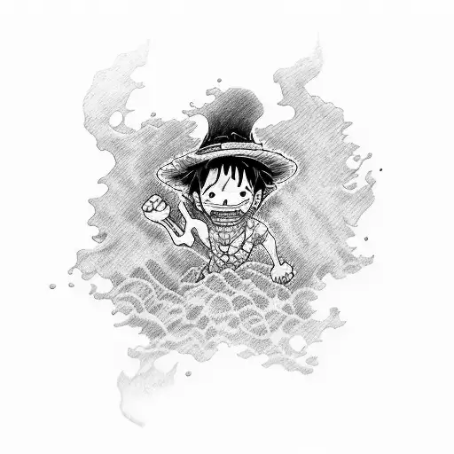 luffy tattoo design idea