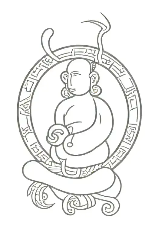 Tibetan tattoo design idea