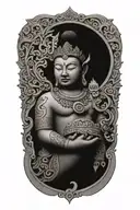 Tibetan tattoo design idea