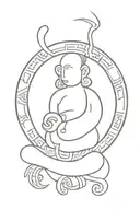 Tibetan tattoo design idea
