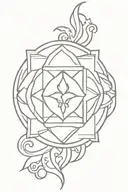 Tibetan tattoo design idea