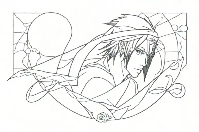 Itachi Uchiha tattoo design idea