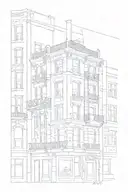 nyc building, Henderson and broadway street signs, west Brighton, guns, money, violence  tattoo design idea