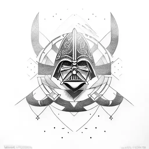Sith viking tattoo design idea