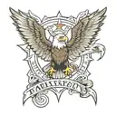 eagles  for air force  tattoo design idea