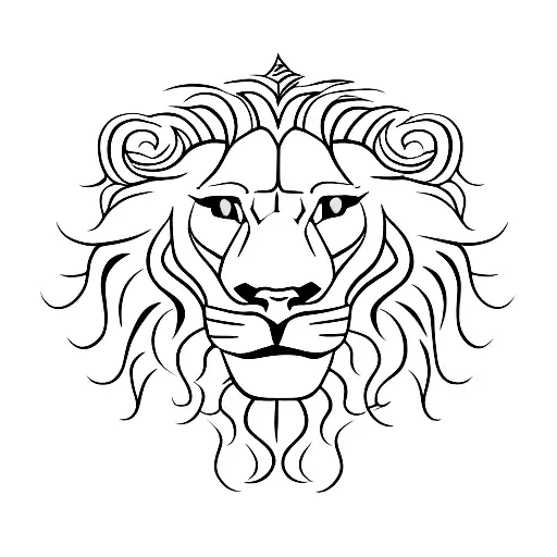 scottish lion tattoo design idea