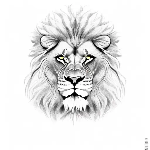 scottish lion tattoo design idea
