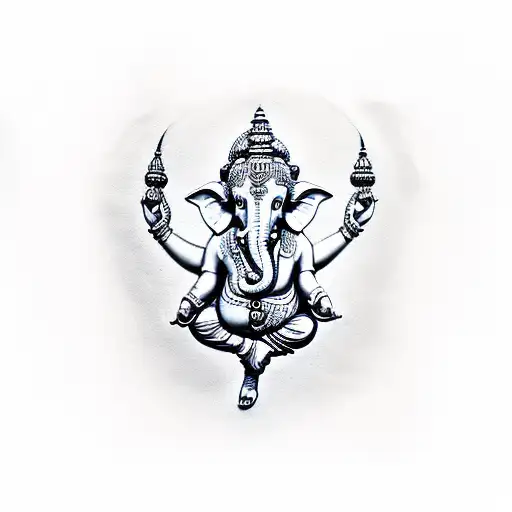 ganesha tattoo design idea