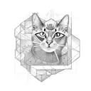 schrodinger's cat tattoo design idea