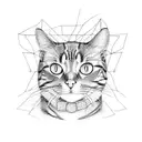 schrodinger's cat tattoo design idea