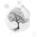 ginkgo, change in life, palm tree, conifer tattoo design idea