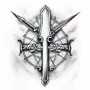 Sword tattoo design idea