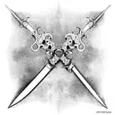 Sword tattoo design idea