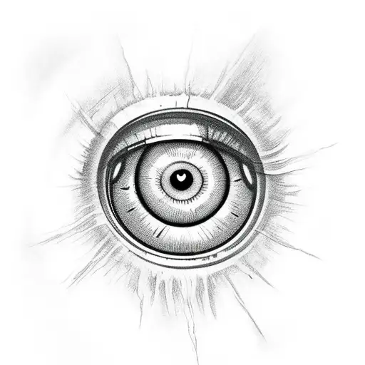 The Eye of Sauron tattoo design idea