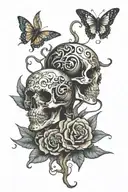 2 lost souls tattoo design idea