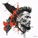Amir Tatlo in Bagh, Iran tattoo design idea