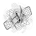 A map of the world made up of musical notes, with an airplane flying over the client's favorite cities tattoo design idea