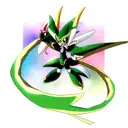 Shiny mega rayquaza like shen long tattoo design idea