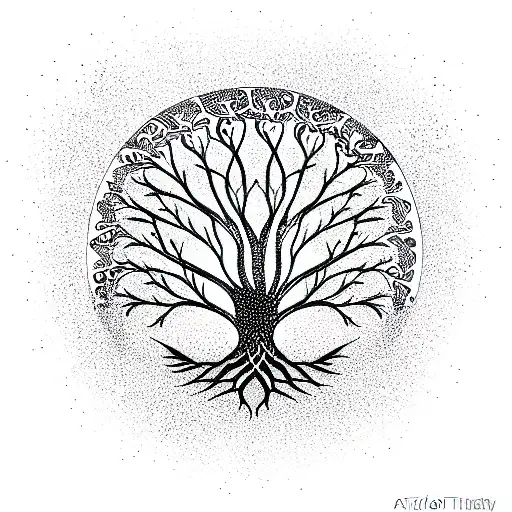 Tree of Life tattoo design idea