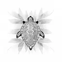choctaw turtle tattoo design idea