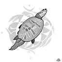 choctaw turtle tattoo design idea